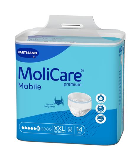 Hartmann MoliCare Mobile XL infografic de utilizare și caracteristici