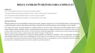 Infografic: etapele venirii pe lume și rolurile fiecărui membru al familiei