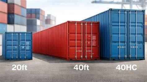 Comparativ 20ft vs 40ft - dimensiuni, volum, sarcină utilă