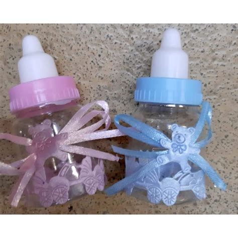 Biberon cu suzeta ca marturie de botez