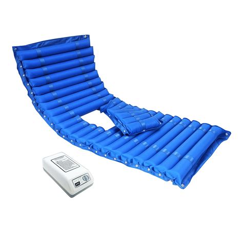Saltea antiescară pneumatică cu compartimente multiple
