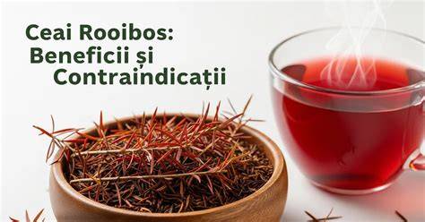 Infografic despre rooibos: origină, cultivare, beneficii