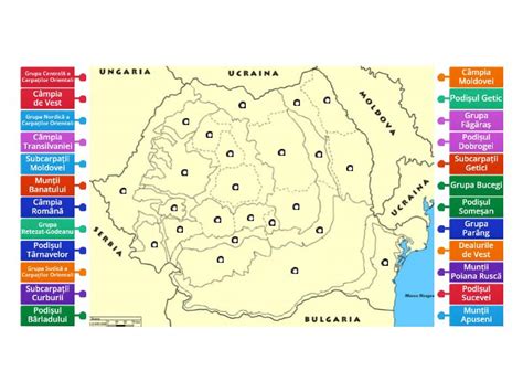 Hartă a României cu puncte marcând clinici de avort