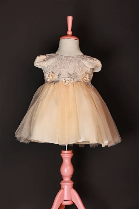 Rochie de ceremonie pastelata pentru fetite, detaliu dantela si tul