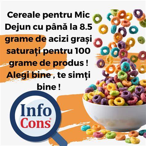 Grafic: shopping list pentru cereale compatible cu recomandările pentru bebeluși