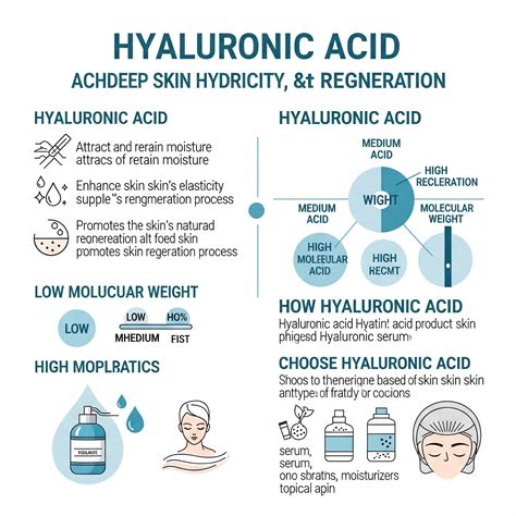 Infografic despre beneficiile acidului hialuronic