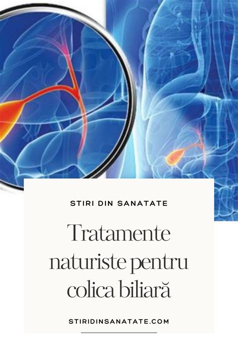 Infografic despre opțiuni de tratament pentru colica biliară