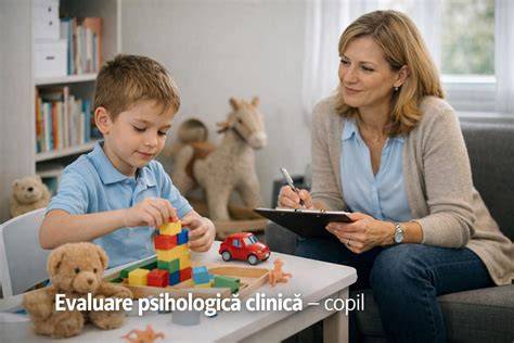 evaluare psihologică copil - material diagnostic