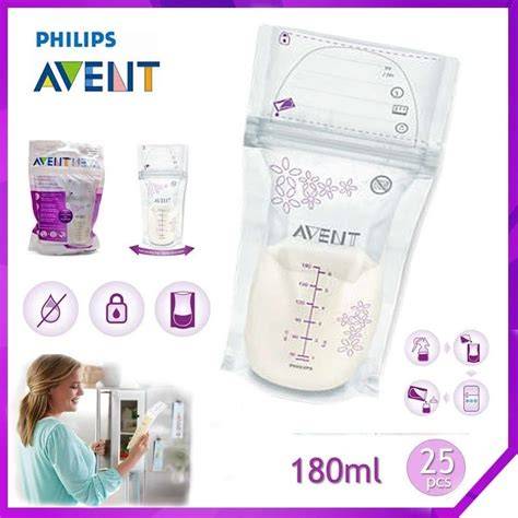Infografic: Cum funcţionează pungi de păstrare a laptelui Philips Avent