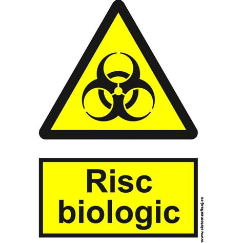 Simboluri de risc chimic și biologic