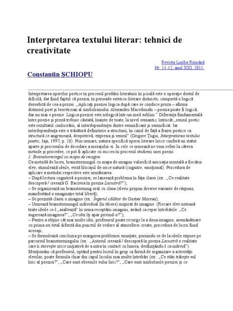 Infografic: schema inteligențelor multiple aplicate în interpretarea textului literar