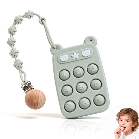 Jucărie de dentiție din silicon pentru bebeluși