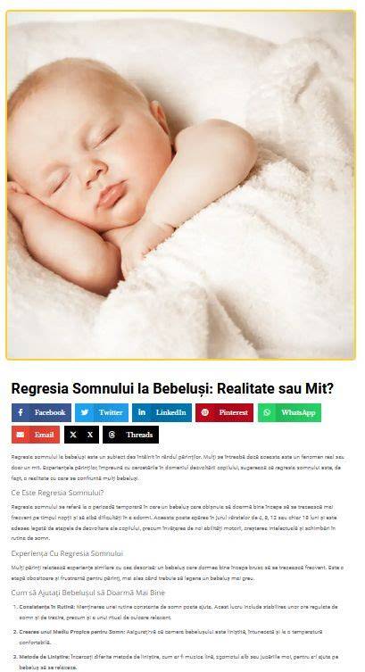 Grafic cu faze de dezvoltare a somnului la bebeluși