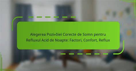 Grafice despre factori care influențează alegerea poziției de somn (coloană, respirație, reflux, confort)