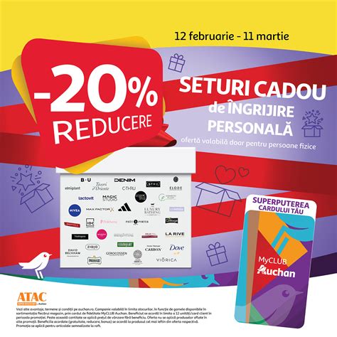 Diagrama programului MyCLUB Auchan (avantaje, limite de stoc, conditii de eligibilitate)