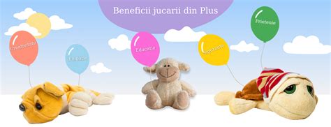 Ilustratie cu beneficiile jucariilor de plus pentru copii