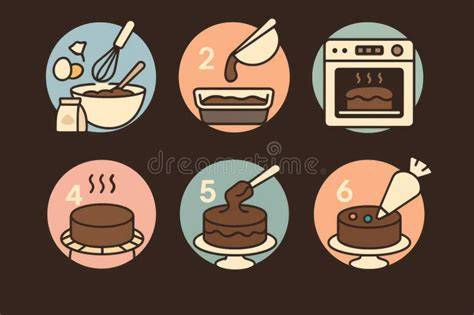Infographic: steps for carrot cake for babies