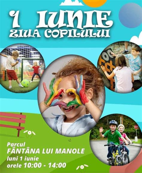 Infografic: Programul zilei de 1 Iunie la Grigore Alexandrescu