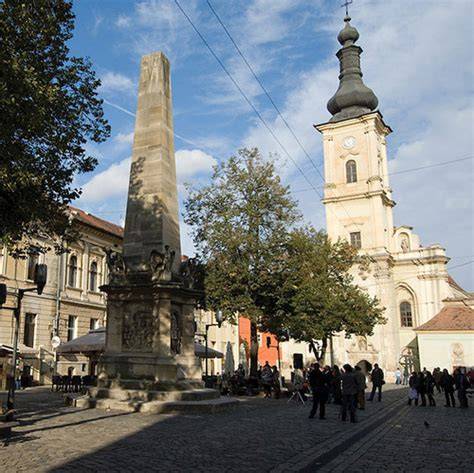 Fotografie istorică - Piața Muzeului, Cluj