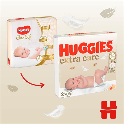 Diagrama cu caracteristicile scutecului Huggies Elite Soft