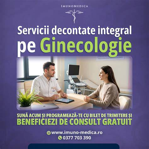 Infografic: fluxul standard de consultație ginecologică cu investigații