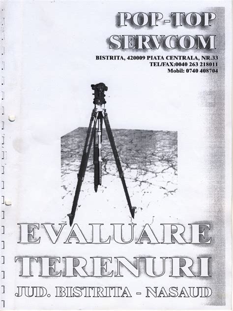 Evaluare teren neingrijit