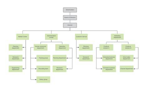 Infografic: structura tipuri de organigramă într-o maternitate