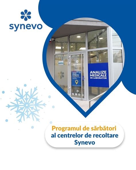 Harta centrelor de recoltare Synevo