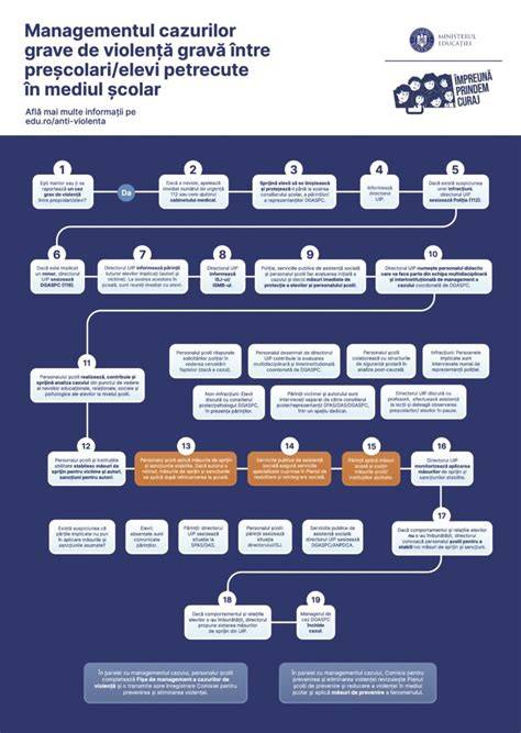 Infografic: ruta cazului de la casa materna pana la spital și sprijin comunitar