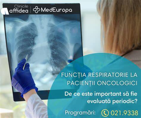 Diagrame cu investigații pulmonare: spirometrie, radiografie, CT, RMN