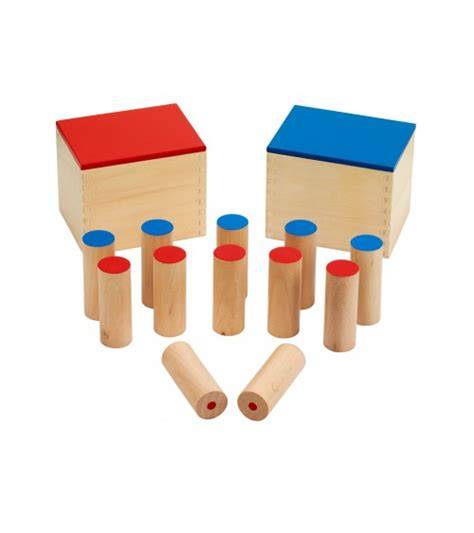Materiale Montessori DIY: litere tactile, cilindri sonori, tablete color
