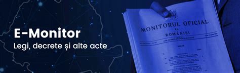 Copertă oficială a Monitorului Oficial din România