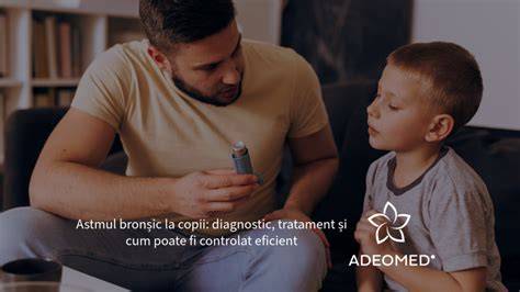 Infografic: flux de diagnostic pentru astm la copii