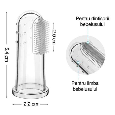 Beneficii periuțe de dinți tip degetar: curățare delicată, masaj gingival, prevenire carii