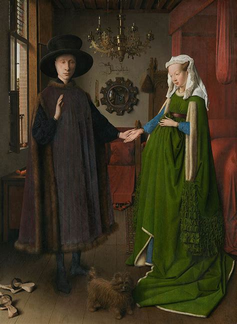 Portretul Arnolfini si simboluri nobile ale secolului al XV-lea