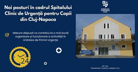 Imagine reprezentativă a Spitalului Clinic de Urgență pentru Copii Cluj-Napoca
