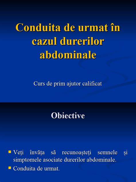 Checklist pentru acasă în cazul durerilor abdominale la câini
