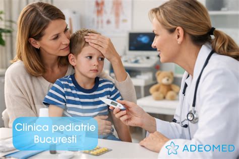 Infografic: comparatie servicii pediatrie Bucuresti vs. Cluj-Napoca