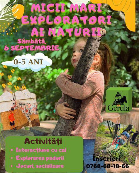 Activități în natură pentru copii