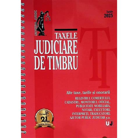 Tabel cu exemple de taxe judiciare de timbru