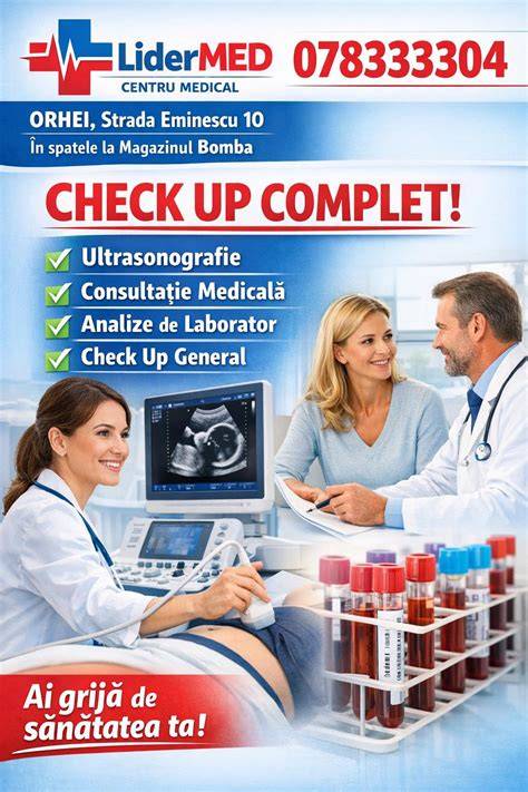 Infografie: Departamentele ginecologie și ultrasonografie într-un centru medical