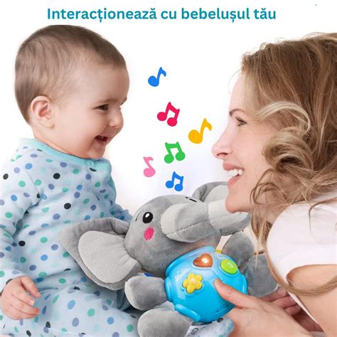 Elefant de plus pentru bebelusi