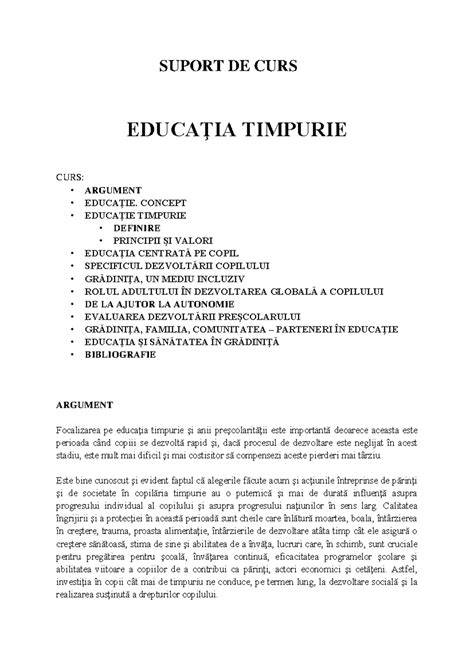 Schema de interventie timpurie pentru agresivitatea copiilor