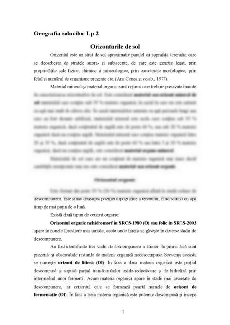 Diagrama profil sol romanesc: orizonturi, drenaj si zone nisipoase/argiloase