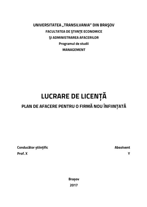 planificarea alegerii temei de licenta