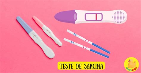 Infografic despre cum functioneaza testele de sarcina si hCG