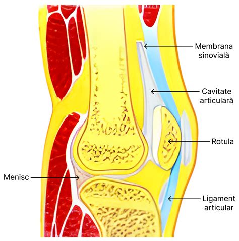 Ilustrație a unei articulații inflamate la un copil