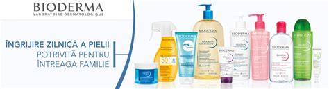 Colaj de produse Mustela si Bioderma pentru ingrijire zilnica copii