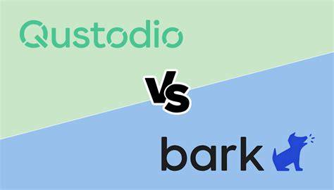 Grafic: Comparație funcții între Qustodio, Norton Family, Bark