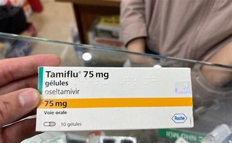 Imagine cu ambalajul Tamiflu